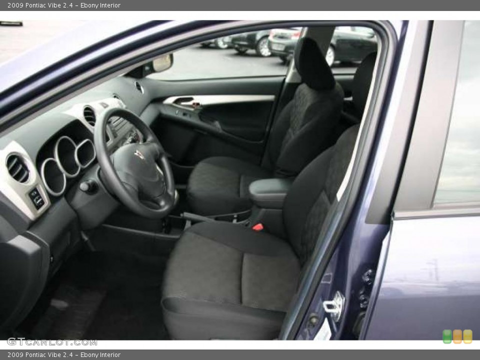 Ebony Interior Photo for the 2009 Pontiac Vibe 2.4 #48503565