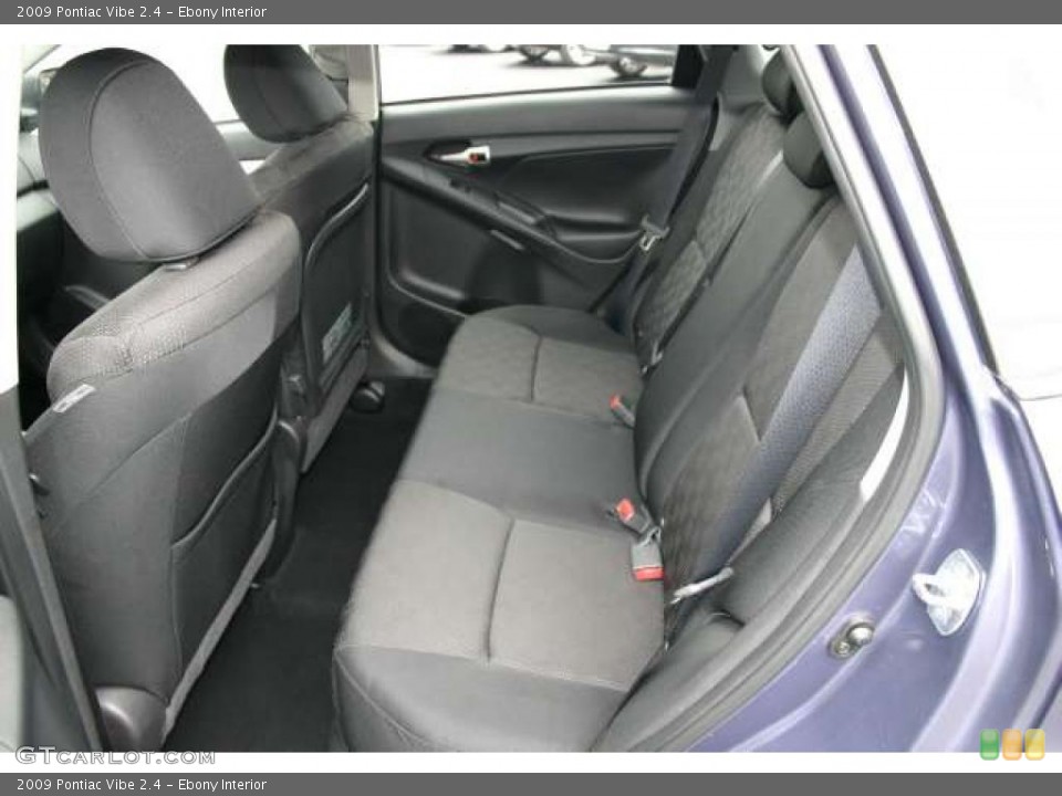Ebony Interior Photo for the 2009 Pontiac Vibe 2.4 #48503577