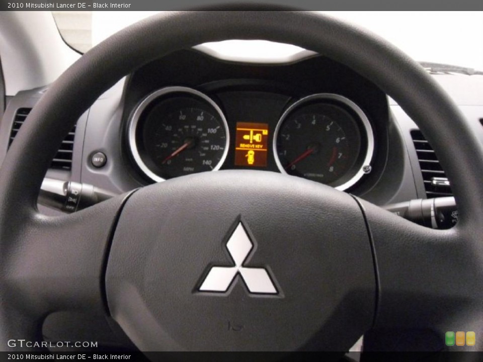 Black Interior Gauges for the 2010 Mitsubishi Lancer DE #48503724