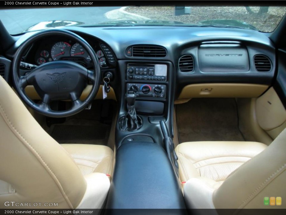 Light Oak Interior Dashboard for the 2000 Chevrolet Corvette Coupe #48504009