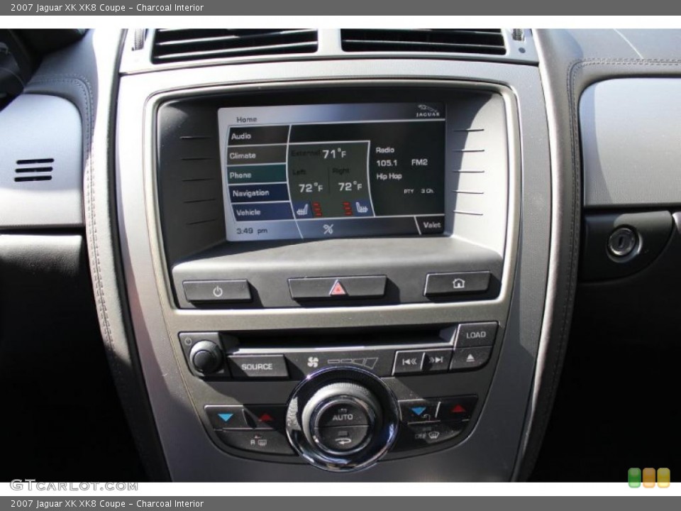 Charcoal Interior Controls for the 2007 Jaguar XK XK8 Coupe #48504420