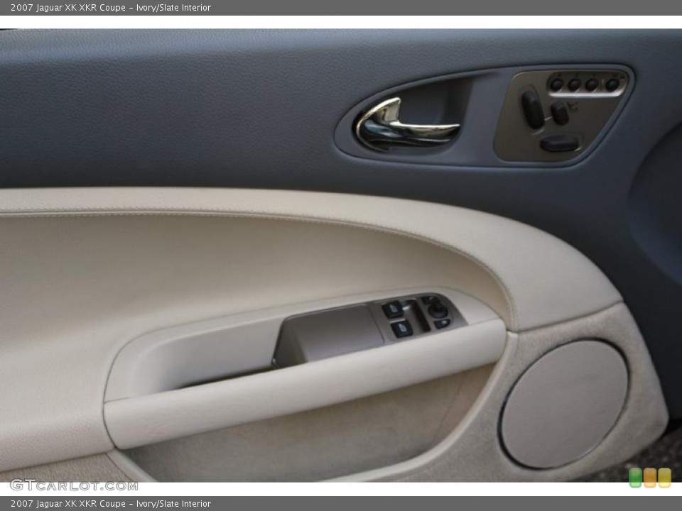 Ivory/Slate Interior Door Panel for the 2007 Jaguar XK XKR Coupe #48505116