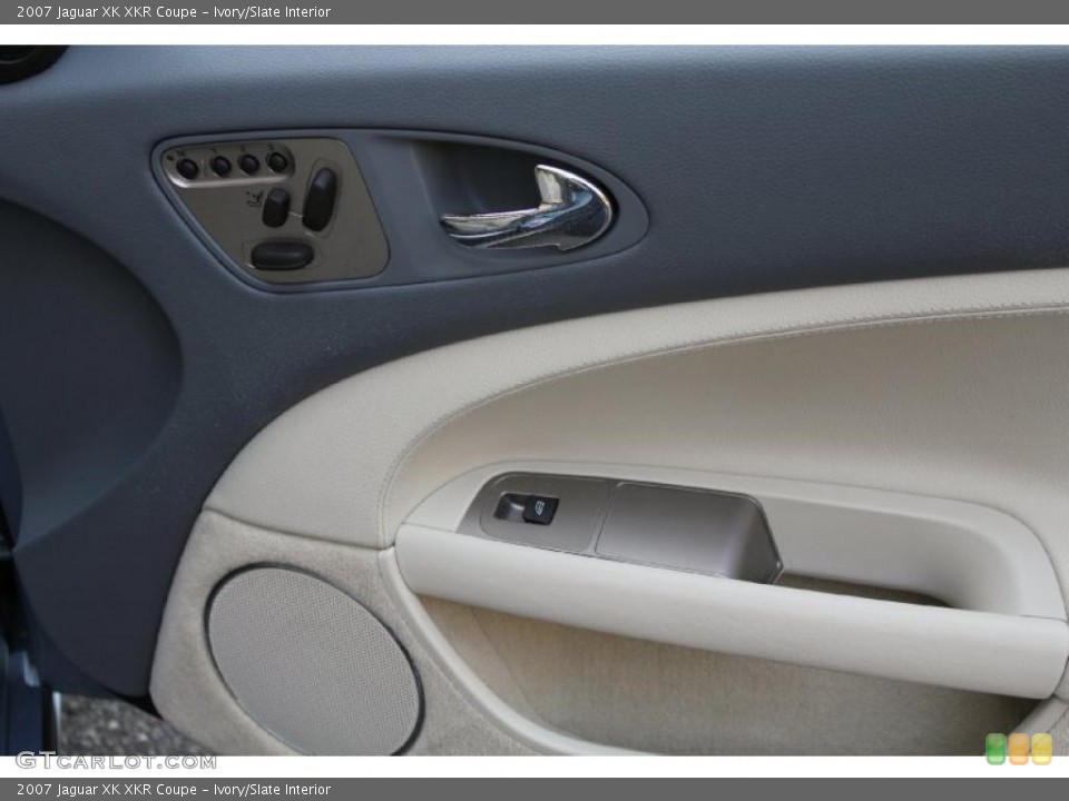 Ivory/Slate Interior Door Panel for the 2007 Jaguar XK XKR Coupe #48505203