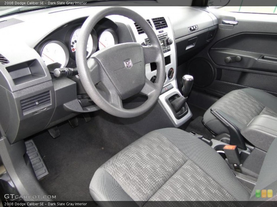 Dark Slate Gray Interior Prime Interior for the 2008 Dodge Caliber SE #48506922