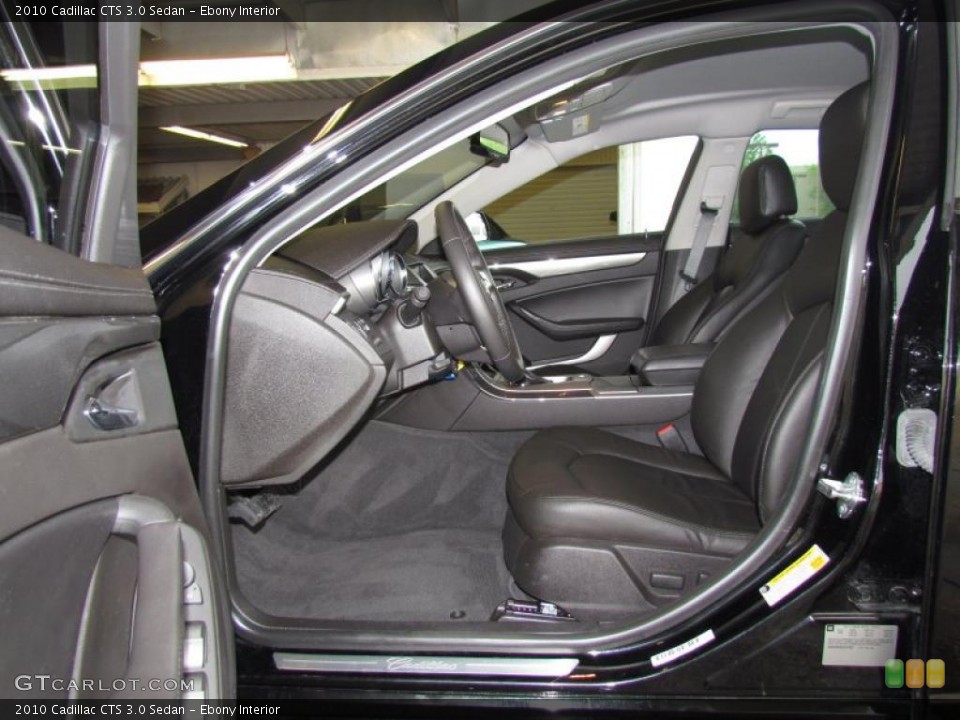 Ebony Interior Photo for the 2010 Cadillac CTS 3.0 Sedan #48506970