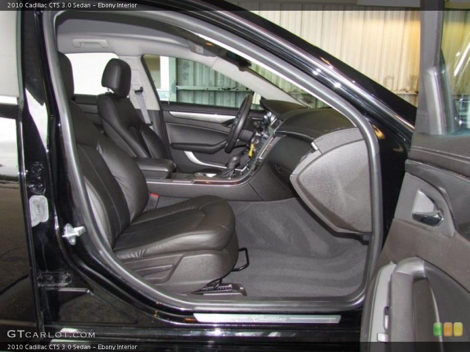 Ebony Interior Photo for the 2010 Cadillac CTS 3.0 Sedan #48506985