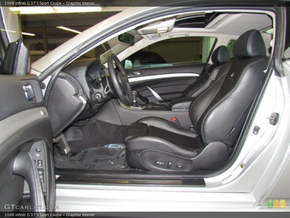 Graphite Interior Photo for the 2008 Infiniti G 37 S Sport Coupe #48507567