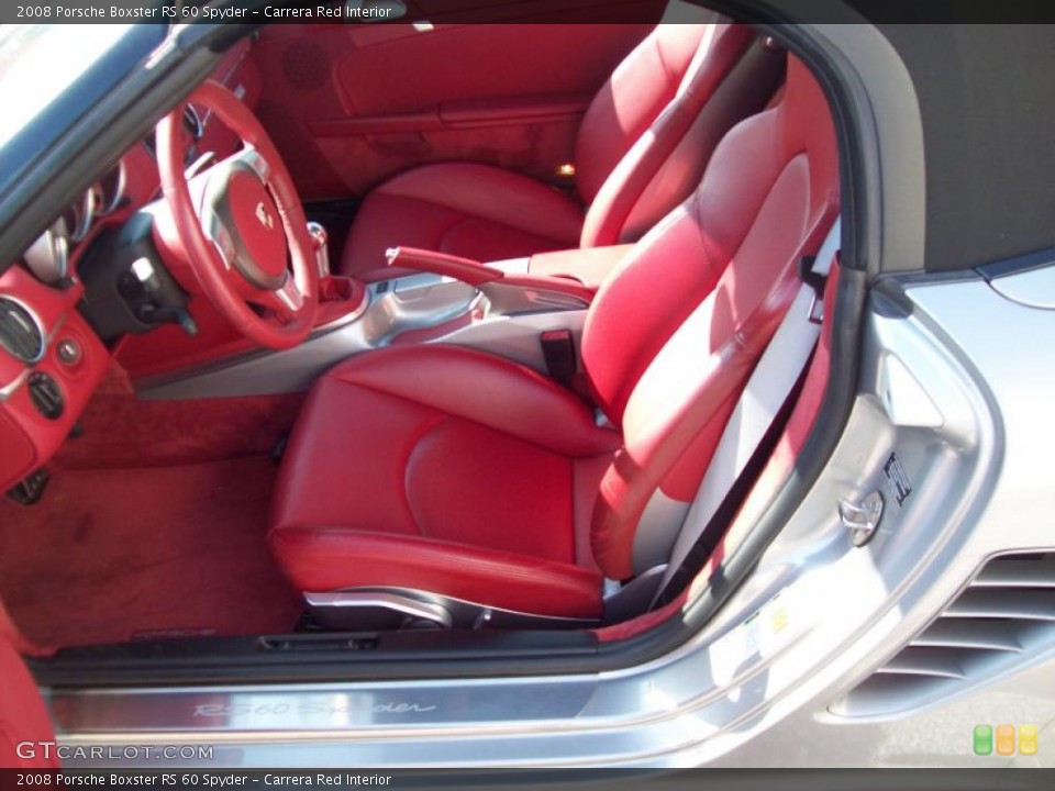 Carrera Red Interior Photo for the 2008 Porsche Boxster RS 60 Spyder #48507795