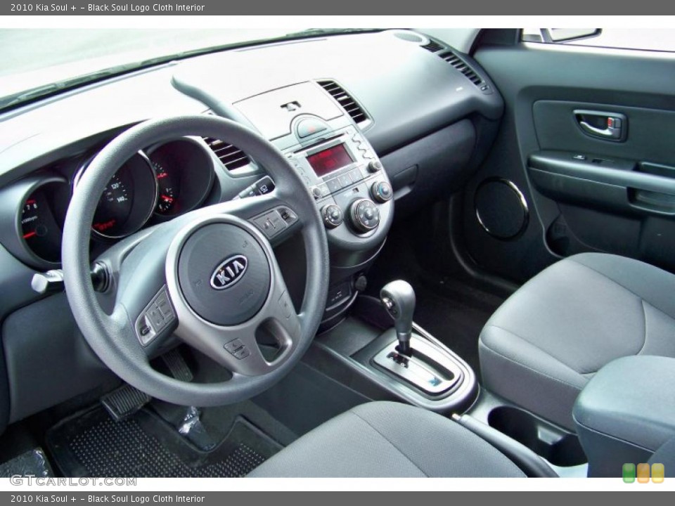 Black Soul Logo Cloth Interior Prime Interior for the 2010 Kia Soul + #48508023