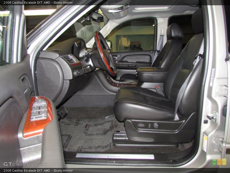 Ebony Interior Photo for the 2008 Cadillac Escalade EXT AWD #48508206