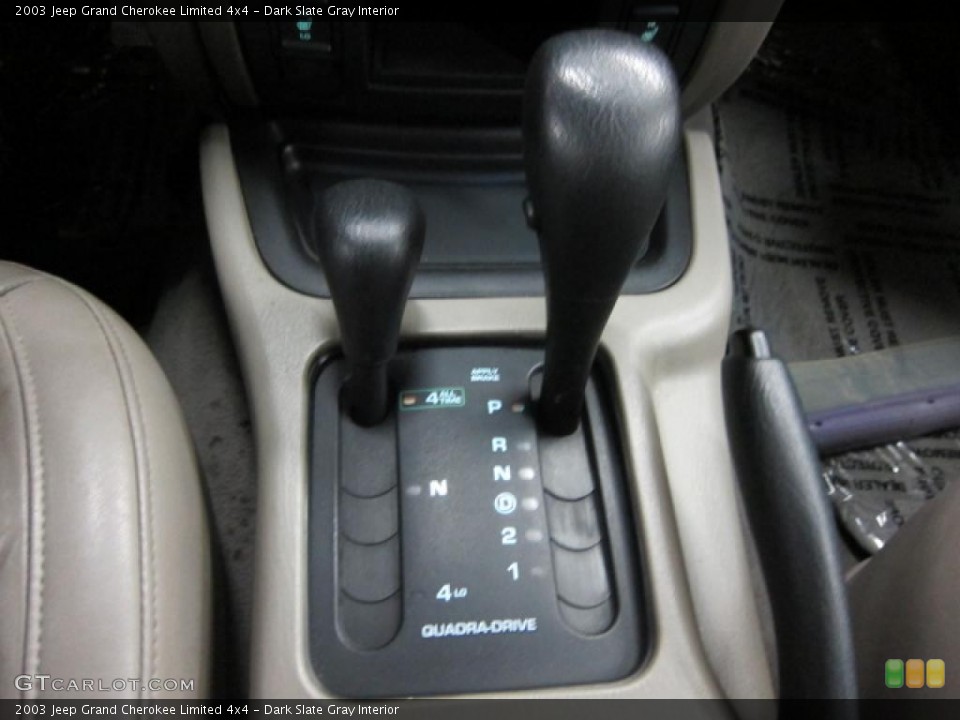 Dark Slate Gray Interior Transmission for the 2003 Jeep Grand Cherokee Limited 4x4 #48508428