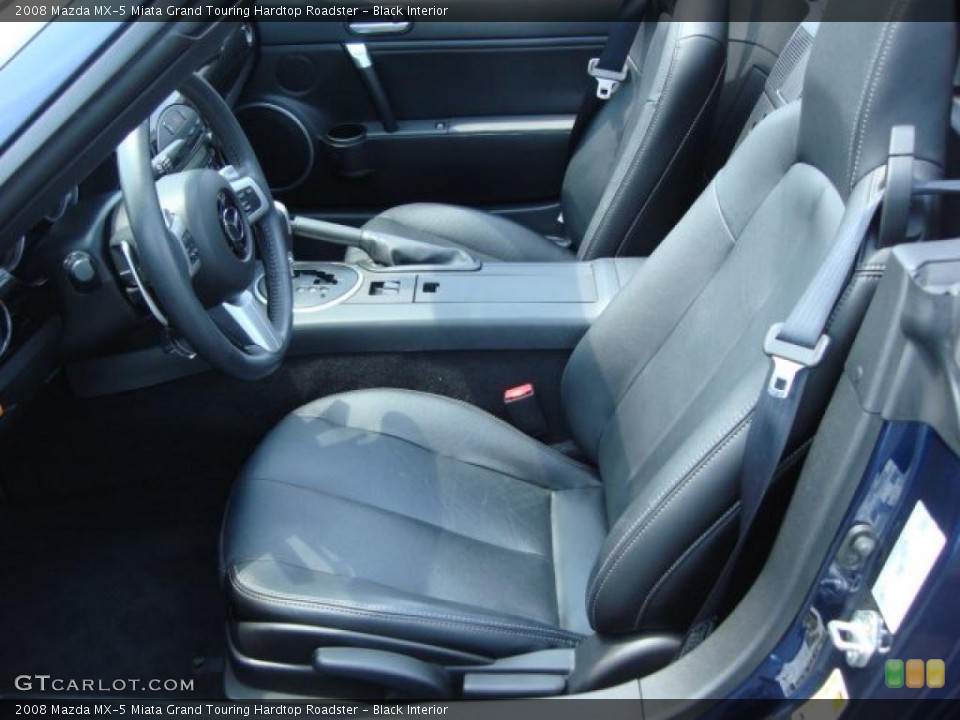 Black Interior Photo for the 2008 Mazda MX-5 Miata Grand Touring Hardtop Roadster #48511006