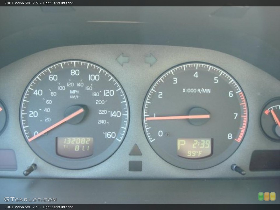 Light Sand Interior Gauges for the 2001 Volvo S80 2.9 #48511843
