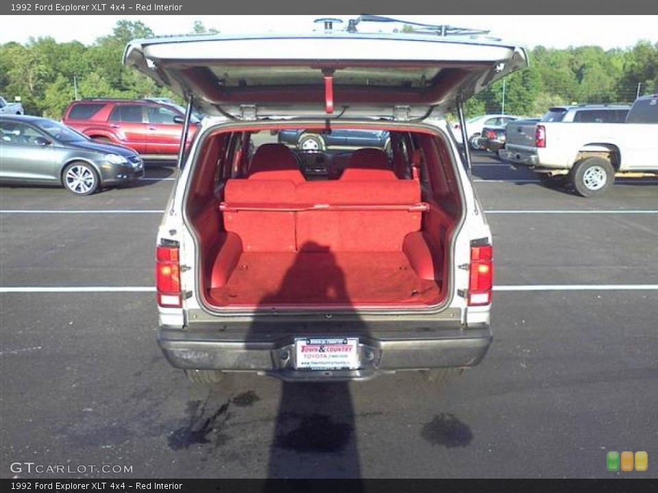 Red Interior Trunk for the 1992 Ford Explorer XLT 4x4 #48512353