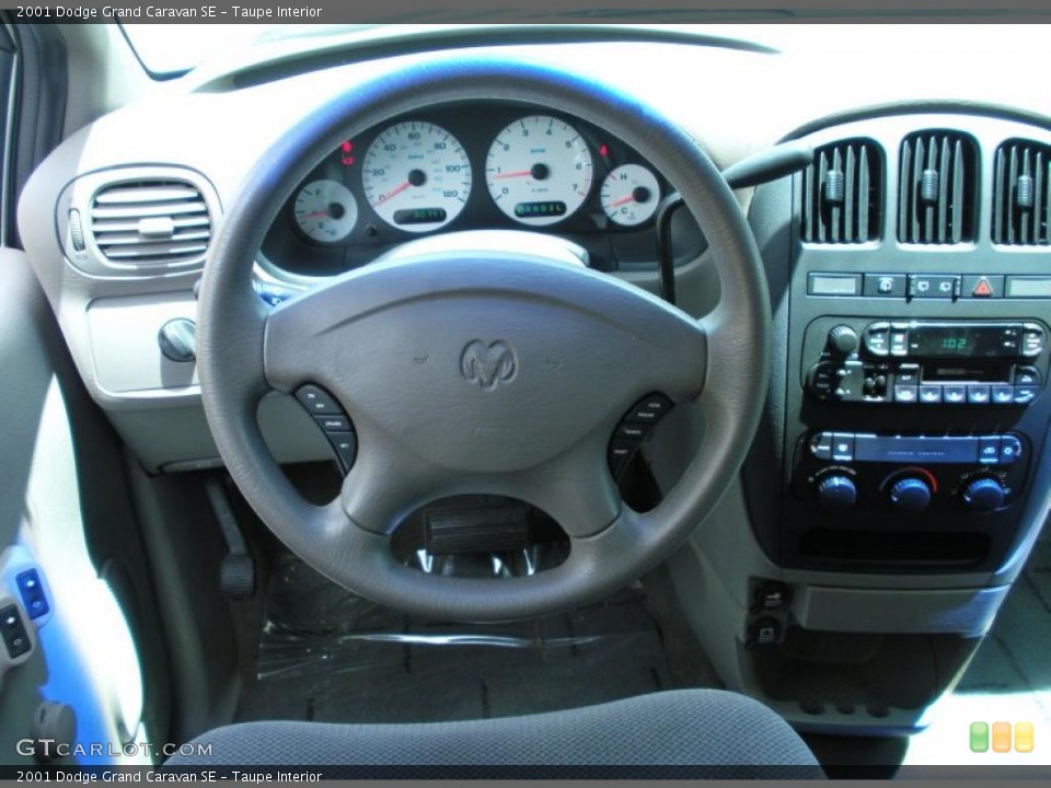 Taupe Interior Steering Wheel for the 2001 Dodge Grand Caravan SE #48514861