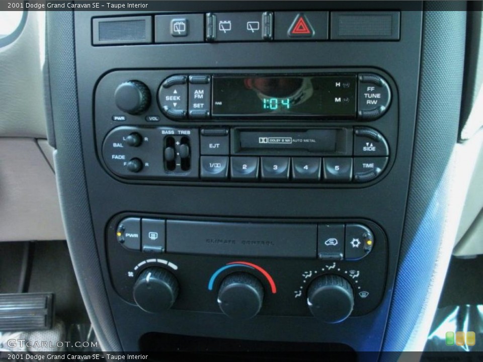 Taupe Interior Controls for the 2001 Dodge Grand Caravan SE #48514909