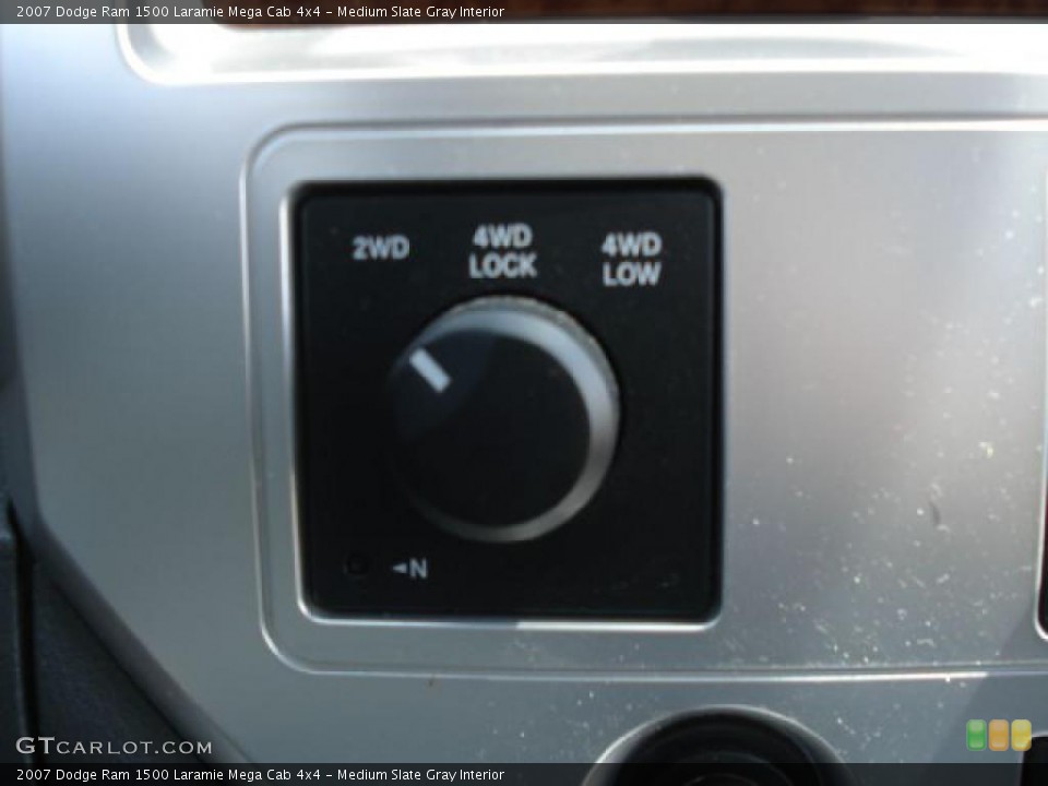 Medium Slate Gray Interior Controls for the 2007 Dodge Ram 1500 Laramie Mega Cab 4x4 #48515182