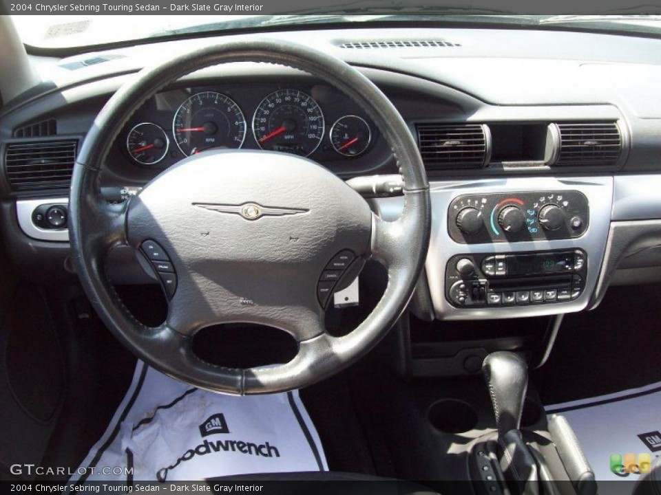 Dark Slate Gray Interior Dashboard for the 2004 Chrysler Sebring Touring Sedan #48516181