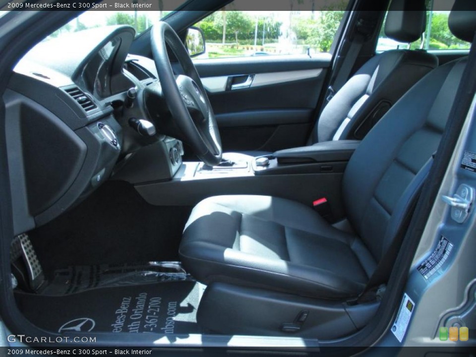 Black Interior Photo for the 2009 Mercedes-Benz C 300 Sport #48516298