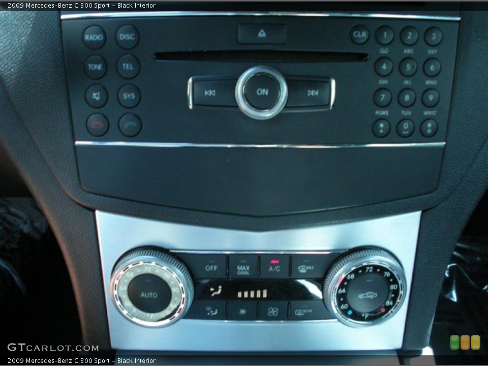 Black Interior Controls for the 2009 Mercedes-Benz C 300 Sport #48516466