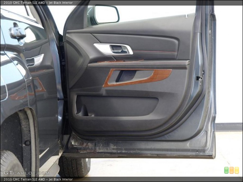 Jet Black Interior Door Panel for the 2010 GMC Terrain SLE AWD #48517042
