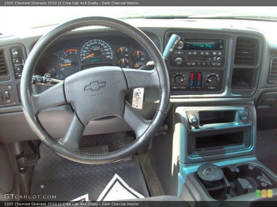 Dark Charcoal Interior Dashboard for the 2005 Chevrolet Silverado 3500 LS Crew Cab 4x4 Dually #48517276