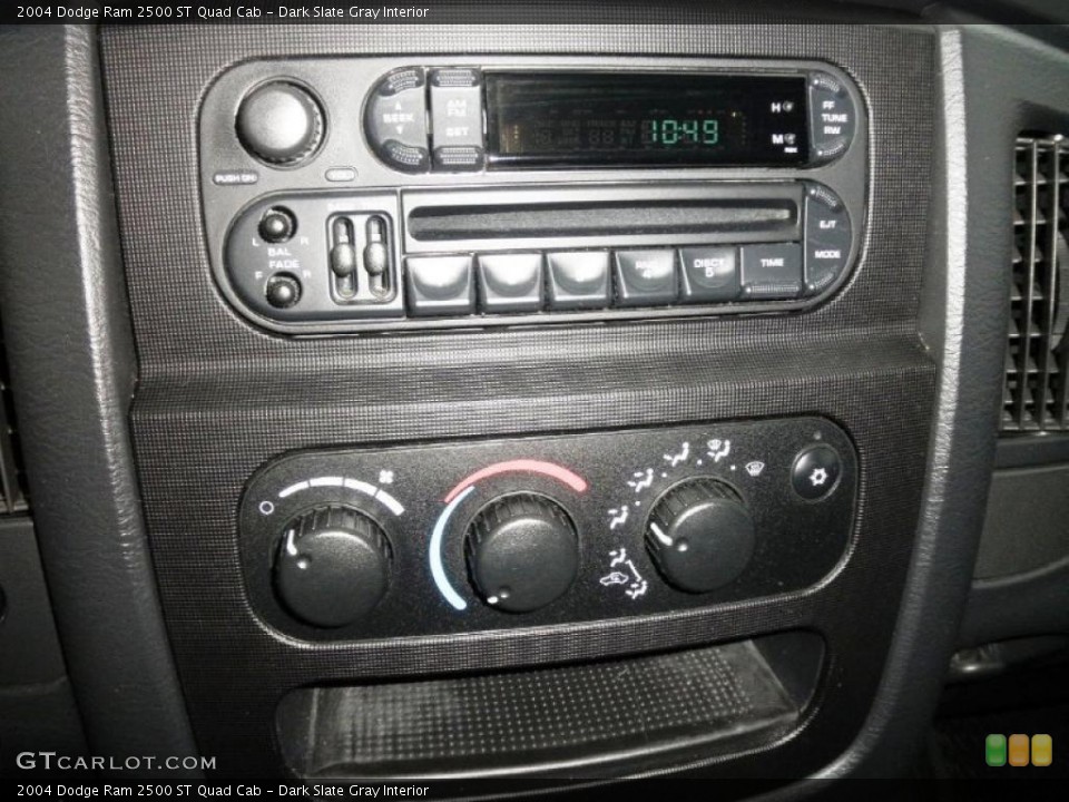 Dark Slate Gray Interior Controls for the 2004 Dodge Ram 2500 ST Quad Cab #48517738