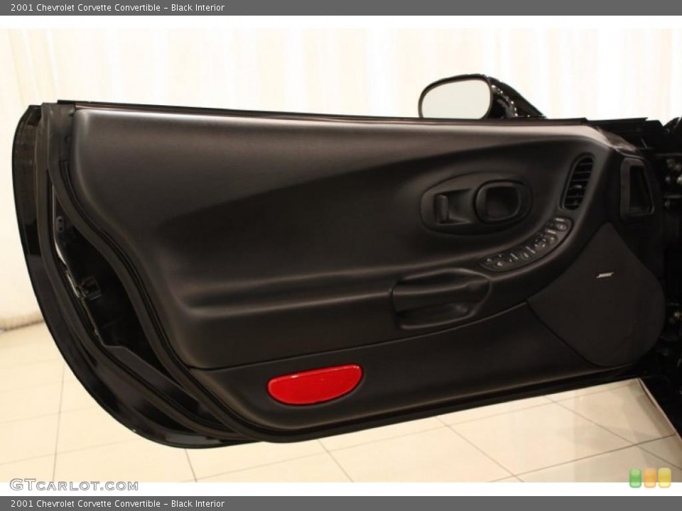 Black Interior Door Panel for the 2001 Chevrolet Corvette Convertible #48518311