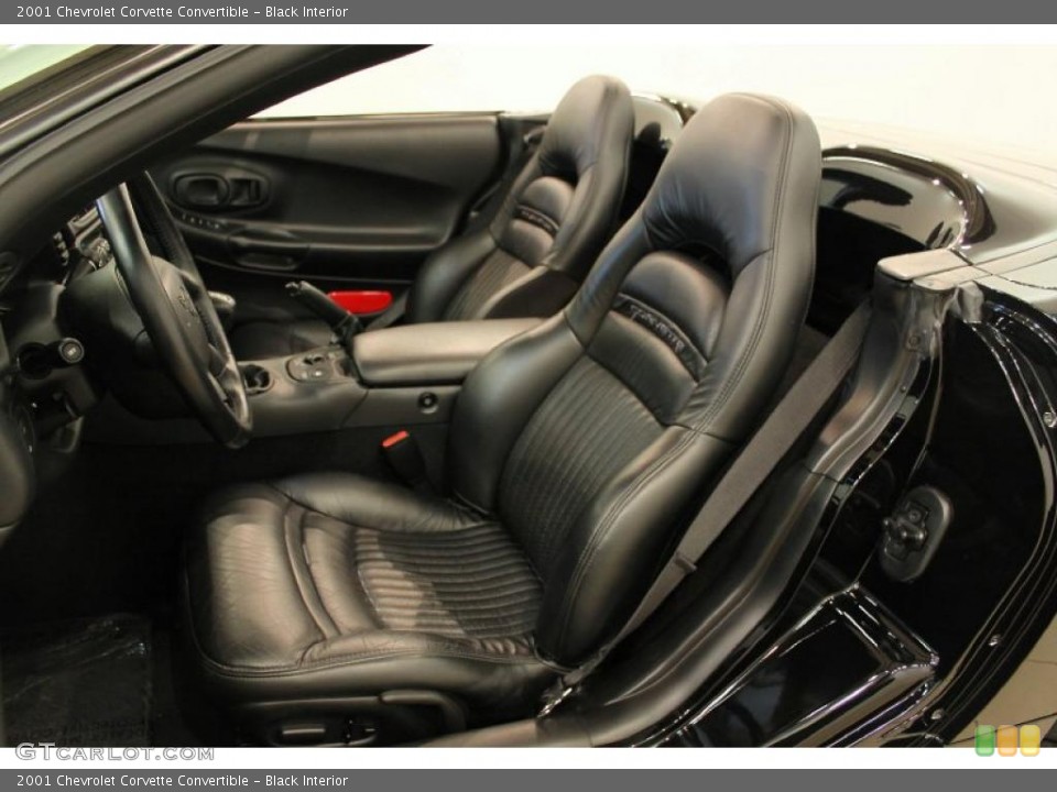 Black Interior Photo for the 2001 Chevrolet Corvette Convertible #48518320