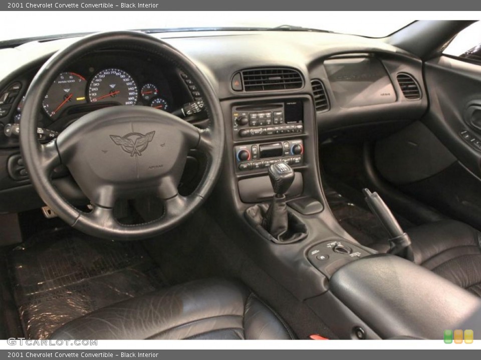 Black Interior Dashboard for the 2001 Chevrolet Corvette Convertible #48518329