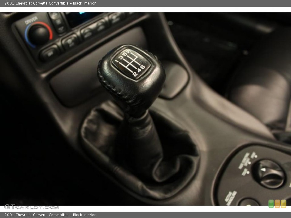 Black Interior Transmission for the 2001 Chevrolet Corvette Convertible #48518374