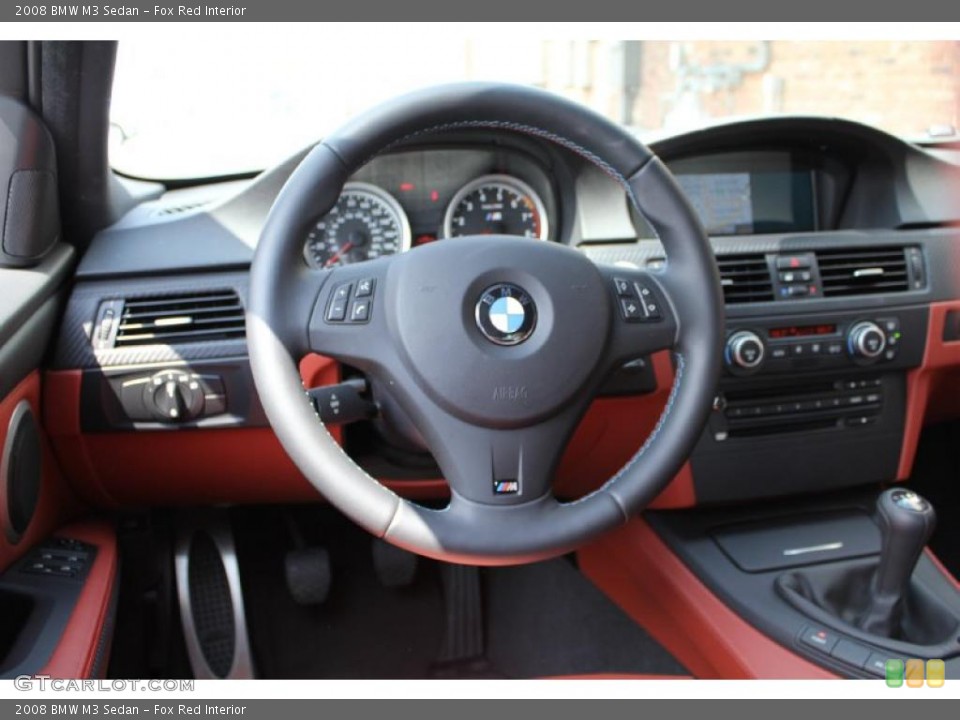 Fox Red Interior Steering Wheel for the 2008 BMW M3 Sedan #48518386