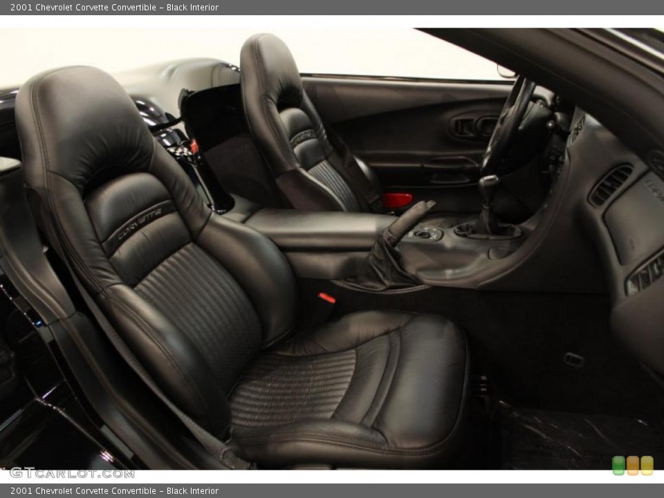 Black Interior Photo for the 2001 Chevrolet Corvette Convertible #48518389