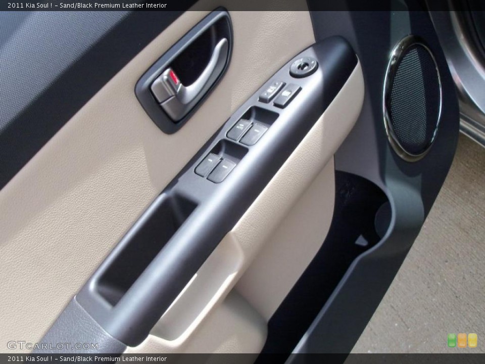 Sand/Black Premium Leather Interior Controls for the 2011 Kia Soul ! #48518785