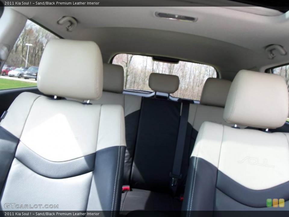 Sand/Black Premium Leather Interior Photo for the 2011 Kia Soul ! #48518965