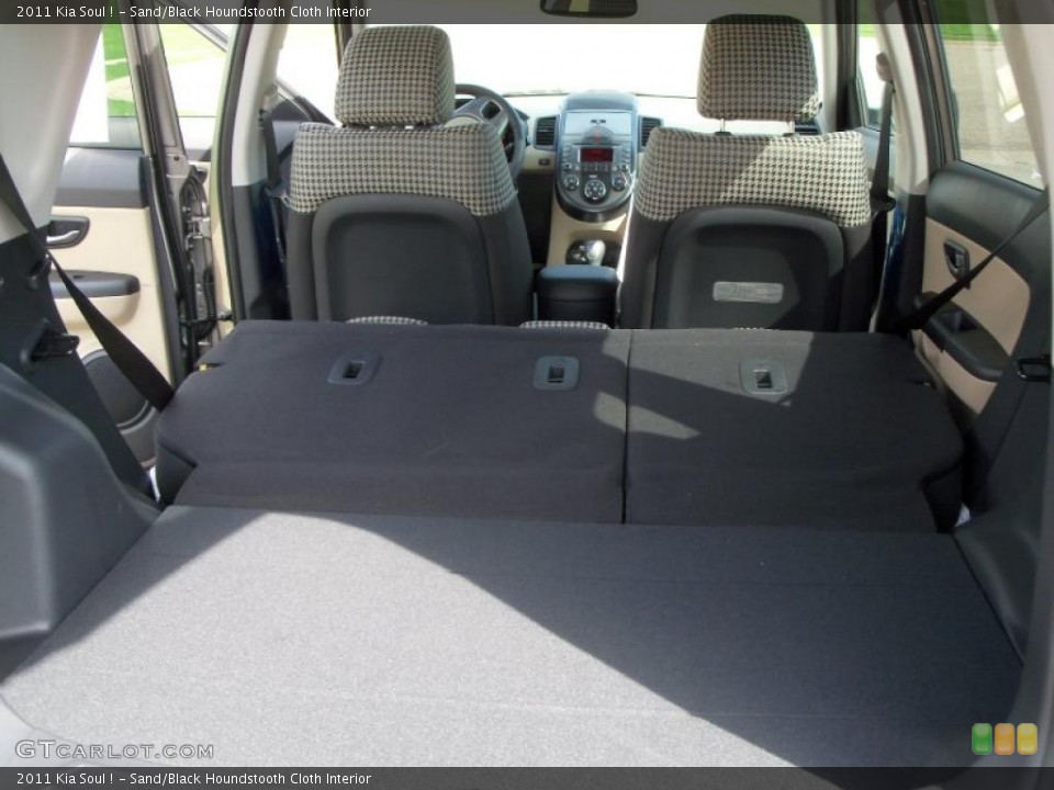 Sand/Black Houndstooth Cloth Interior Trunk for the 2011 Kia Soul ! #48519271