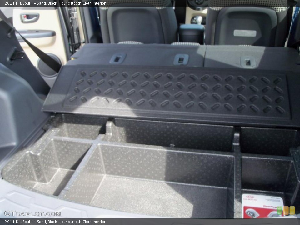 Sand/Black Houndstooth Cloth Interior Trunk for the 2011 Kia Soul ! #48519277