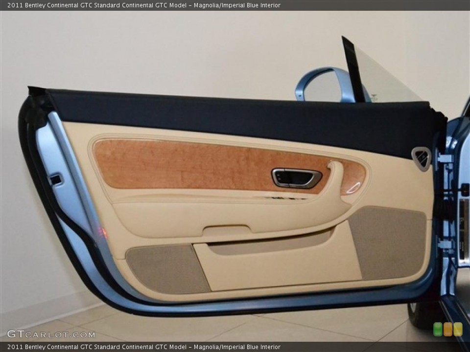 Magnolia/Imperial Blue Interior Door Panel for the 2011 Bentley Continental GTC  #48521680