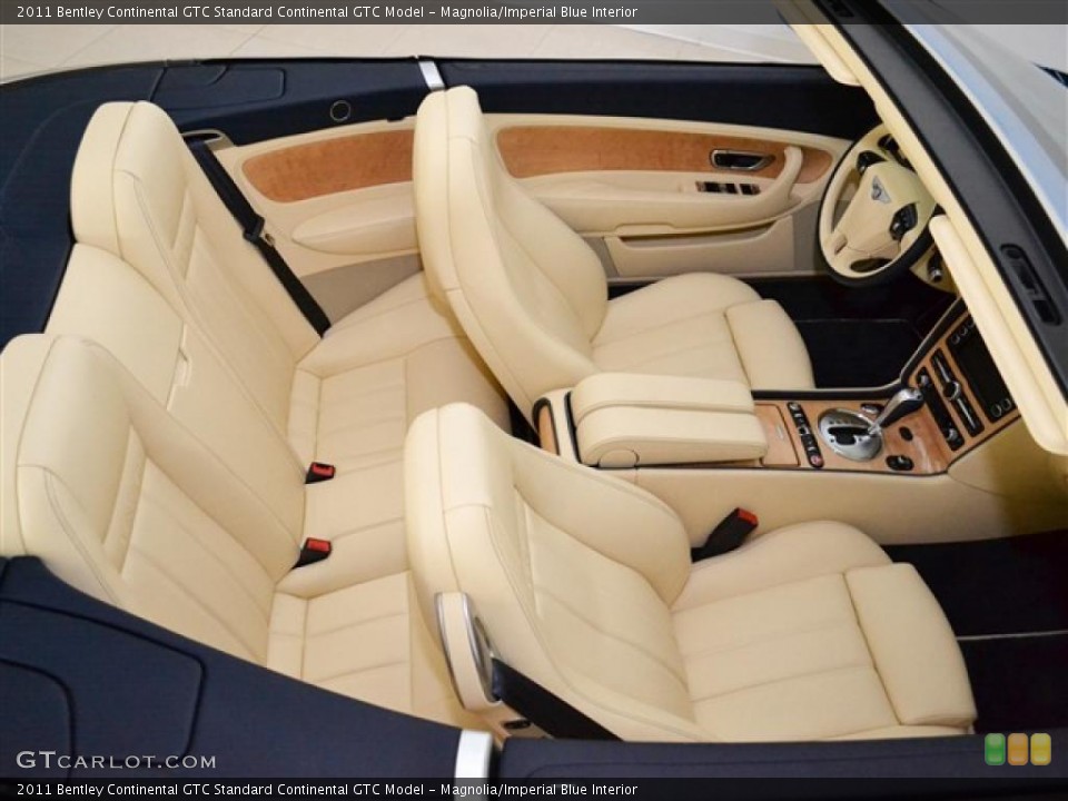 Magnolia/Imperial Blue Interior Photo for the 2011 Bentley Continental GTC  #48521731