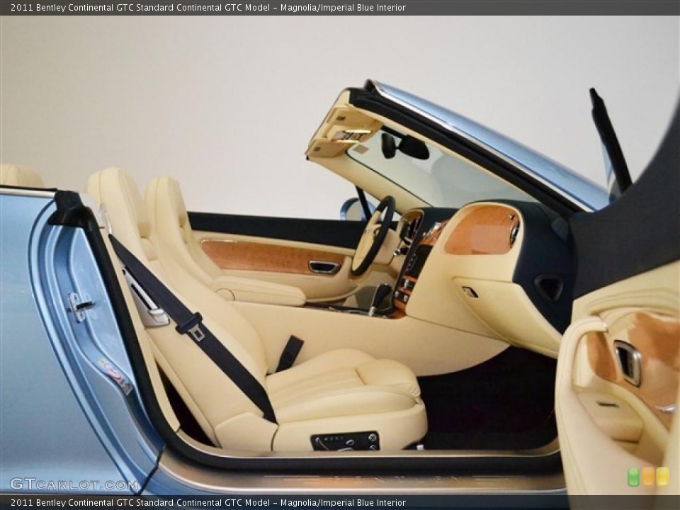 Magnolia/Imperial Blue Interior Photo for the 2011 Bentley Continental GTC  #48521764