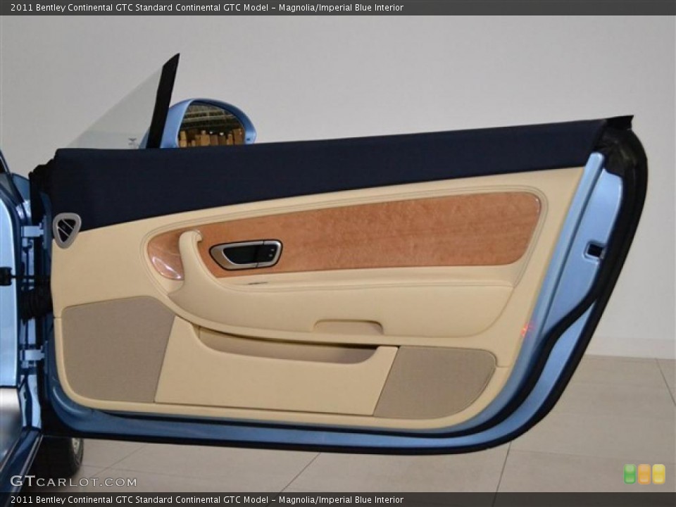Magnolia/Imperial Blue Interior Door Panel for the 2011 Bentley Continental GTC  #48521782