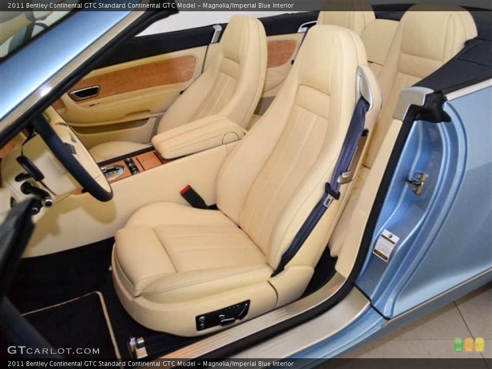 Magnolia/Imperial Blue Interior Photo for the 2011 Bentley Continental GTC  #48521833