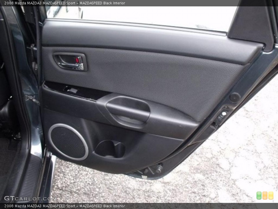 MAZDASPEED Black Interior Door Panel for the 2008 Mazda MAZDA3 MAZDASPEED Sport #48525898