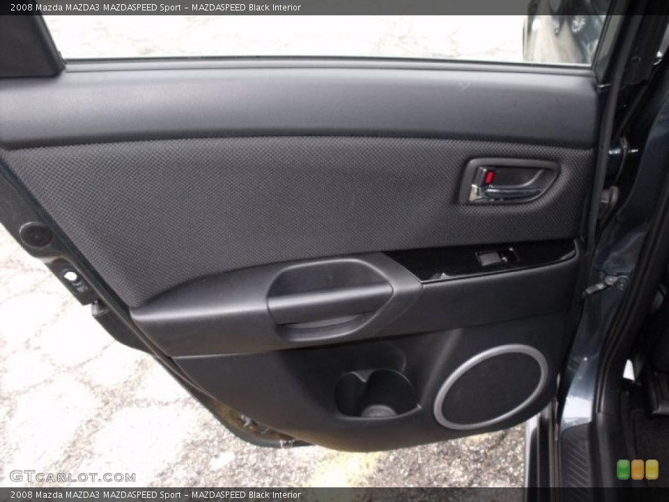 MAZDASPEED Black Interior Door Panel for the 2008 Mazda MAZDA3 MAZDASPEED Sport #48525946