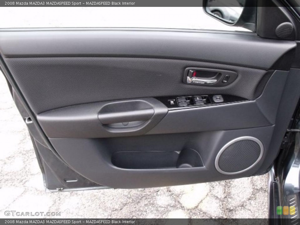 MAZDASPEED Black Interior Door Panel for the 2008 Mazda MAZDA3 MAZDASPEED Sport #48525976
