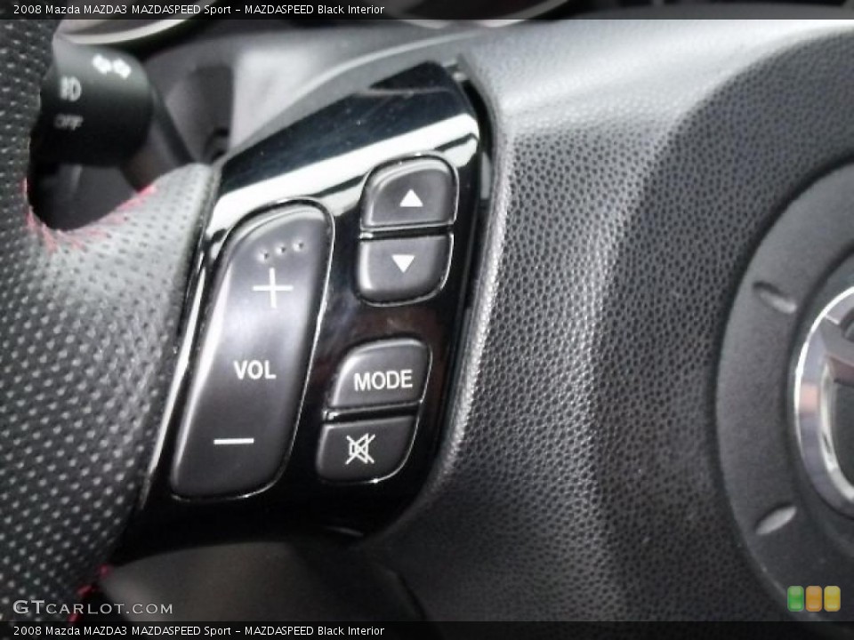 MAZDASPEED Black Interior Controls for the 2008 Mazda MAZDA3 MAZDASPEED Sport #48526051