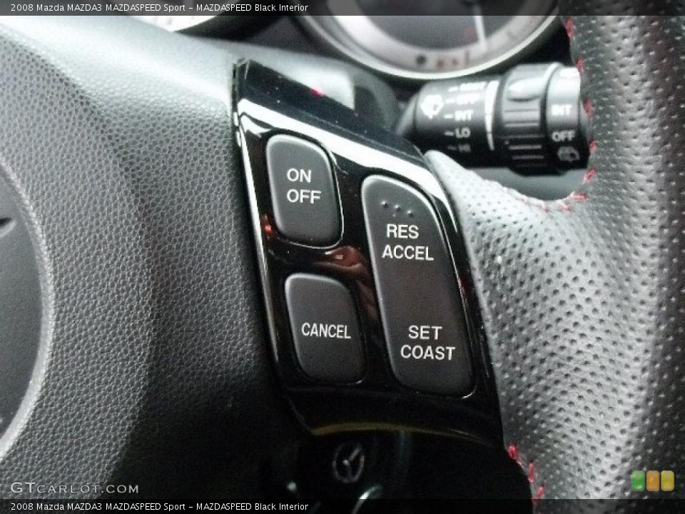 MAZDASPEED Black Interior Controls for the 2008 Mazda MAZDA3 MAZDASPEED Sport #48526063