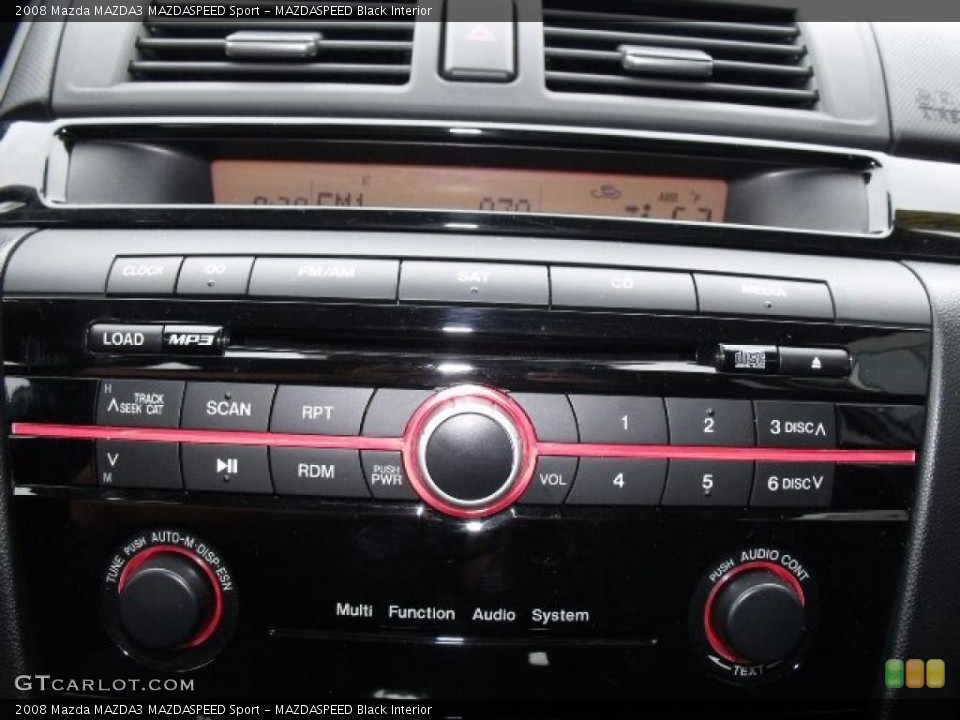 MAZDASPEED Black Interior Controls for the 2008 Mazda MAZDA3 MAZDASPEED Sport #48526141
