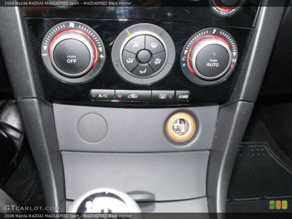 MAZDASPEED Black Interior Controls for the 2008 Mazda MAZDA3 MAZDASPEED Sport #48526156