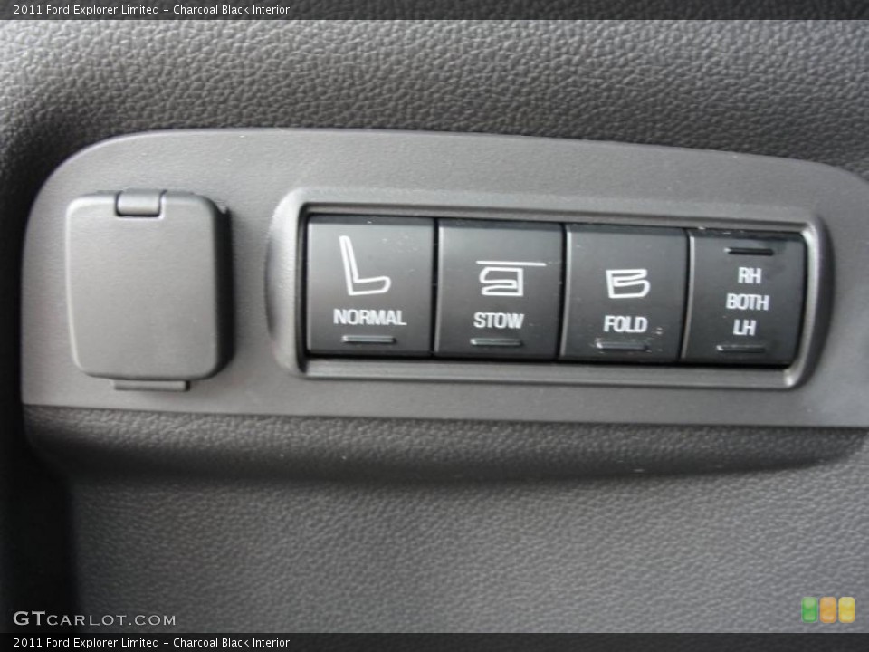Charcoal Black Interior Controls for the 2011 Ford Explorer Limited #48528212